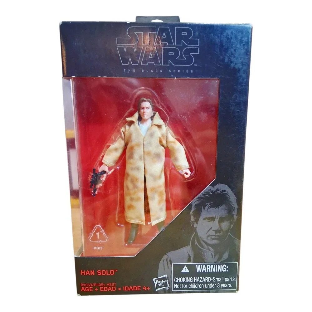 Hasbro Star Wars Black Series (2) Han Solo & Finn Lot ROTJ 3.75